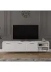 Asra Trend %100 MDFLAM Tv Ünitesi Beyaz T-18 resmi