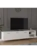 Asra Trend %100 MDFLAM Tv Ünitesi Beyaz T-18 resmi