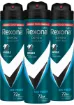 Rexona Men Erkek Sprey Deodorant Invisible Ice Fresh 72 Saat Kesintisiz Üstün Koruma 150 ml X3 resmi