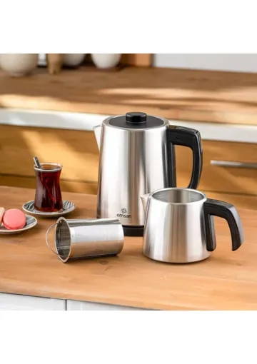 Emsan Bella Gusto Çay Makinesi Inox resmi