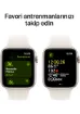 Apple Watch SE GPS, 40 mm Yıldız Işığı Alüminyum Kasa ve Yıldız Işığı Spor Kordon resmi