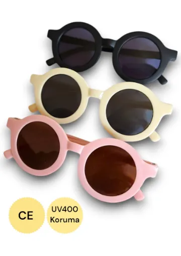 Toys Çocuk Güneş Gözlüğü 3lü Avantaj Paket(Kutu ve Mendil Hediyeli) resmi