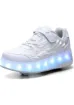 SITONG Sıtong 4 Tekerlekli USB Şarjlı LED Işıklı Paten Ayakkabı resmi