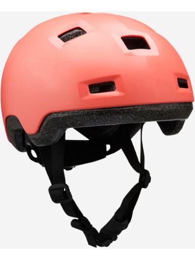 Decathlon Oxelo Çocuk Kaskı - Paten / Kaykay / Scooter - Mercan Rengi - B100 resmi