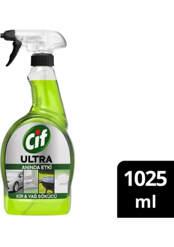 Cif Ultra Anında Etki Kir ve Yağ Çözücü 1025 ml resmi