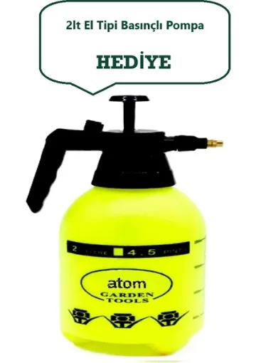 Atom Ilaçlama Seti - Gümüş Böceği , Pire , Tesbih Böceği Için Uygulama Paketi / 2lt El Tipi Basınçlı Pompa HEDİYE resmi