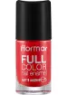 Flormar Full Color Ultra Yüksek Pigmentli & Parlak Bitişli Oje (FC08 Optimistic Red) 8682536065382 resmi