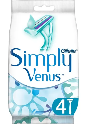 Gillette Venus Gillette Simply Venus 2 Kullan At Kadın Tıraş Bıçağı 4'lü resmi