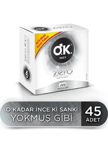 Okey Zero 45'li Prezervatif Avantaj Paketi resmi