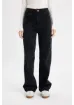 DeFacto 90's Wide Leg Yüksek Bel Uzun Jean Pantolon D4315AX24AU resmi