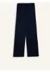 DeFacto Bürümcük Pantolon Lacivert Wide Leg Geniş Bol Paça Esnek Belli C0200AX24AU resmi