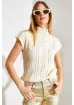 Shade Kadın Ajurlu Triko Bluz resmi