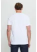 Altınyıldız Classics Erkek Beyaz %100 Pamuk Slim Fit Dar Kesim Bisiklet Yaka Tişört resmi