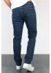 Hlt Jeans Erkek Okyanus Mavisi Regular Fit Boru Paça Esnek Likralı Denim Jeans Kot Pantolon HLTHE001976 resmi