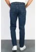 Hlt Jeans Erkek Okyanus Mavisi Regular Fit Boru Paça Esnek Likralı Denim Jeans Kot Pantolon HLTHE001976 resmi