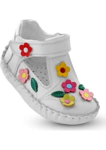 Kaptan Junior İlk Adım Deri Kız Bebek Ayakkabı resmi