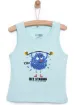 HelloBaby Basic Canavar Baskılı Atlet Tshirt Erkek Bebek resmi